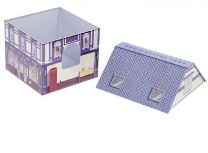 Шкатулка металл Кофейня 14,5х14,5х16 см