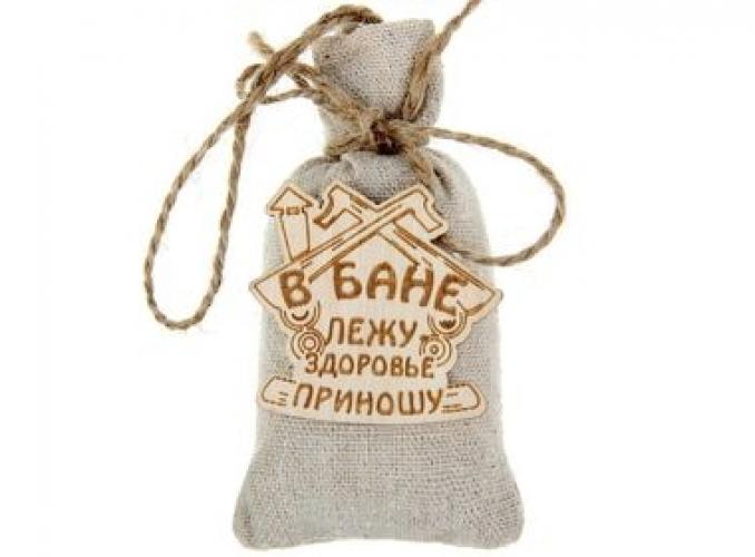 Оберег для бани ароматизированный В бане лежу, здоровье приношу эвкалипт