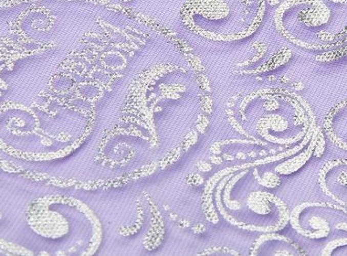 Мешочек подарочный органза синий С Новым Годом!,10 х12 см