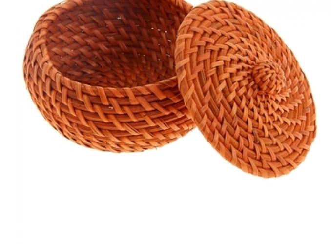 Шкатулка Натуральная из ротанга