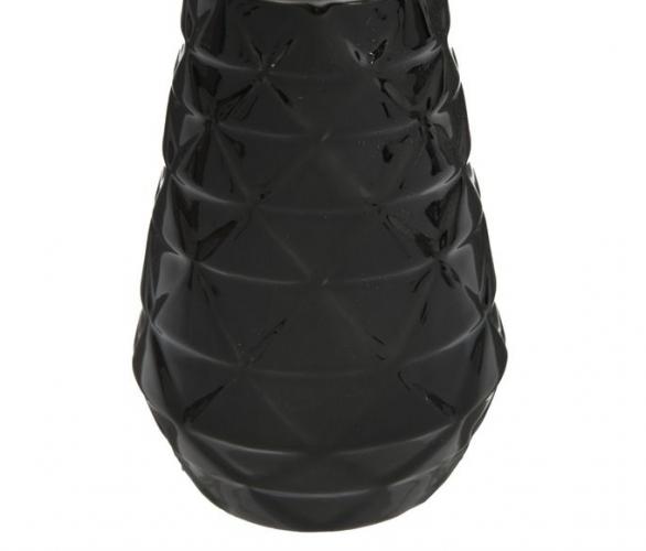 Ваза Вдохновение ромбик, чёрная