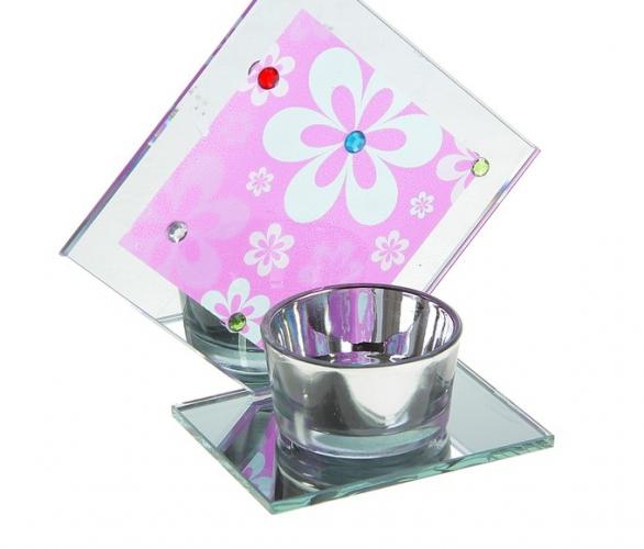 Подсвечник Цветочная полянка