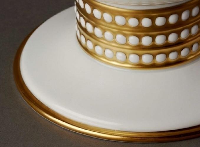 Ваза Жемчуг gold