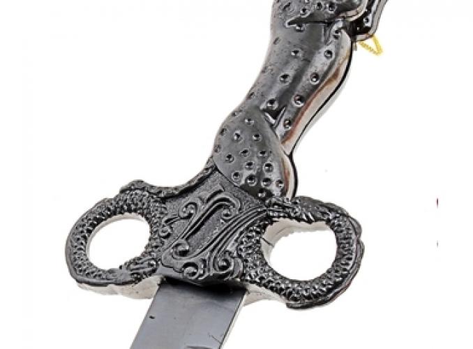 Кортик сувенирный, на рукоятке пантера