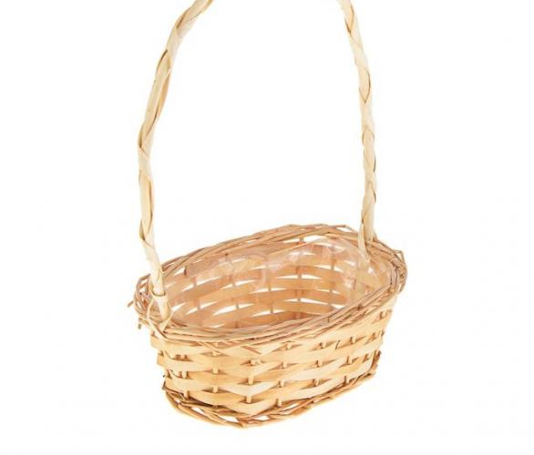 Корзина плетёная, ива, натуральный цвет