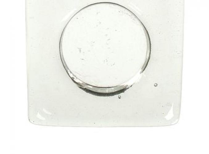 Подсвечник квадратный с углублением под свечу d=50 мм