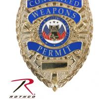 Знак CONCEALED WEAPONS PERMIT 