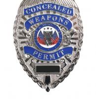 Знак CONCEALED WEAPONS PERMIT