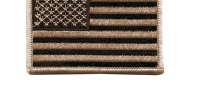 Песочная нашивка флаг США 