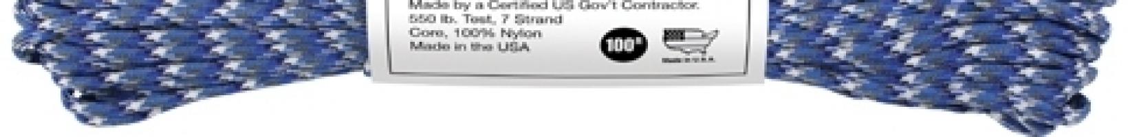 Камуфляжный синий трос 