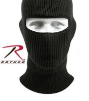 Черная маска с одним вырезом 