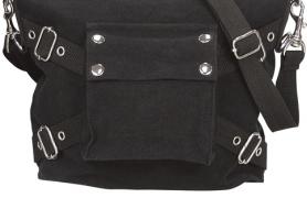 Черная сумка из канваса 