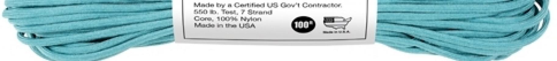 Бирюзовый нейлоновый трос 