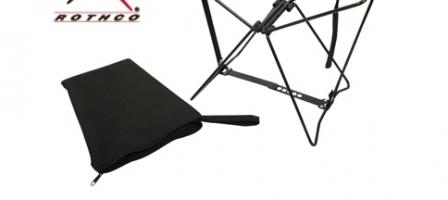 Черный складной стул 