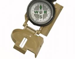 Военный коричневый компас 