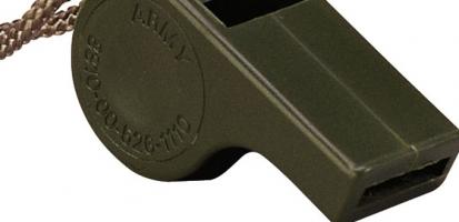 Полицейский оливковый свисток 