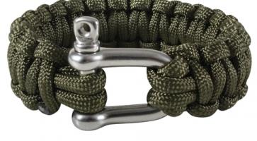 Оливковый браслет-паракорд 