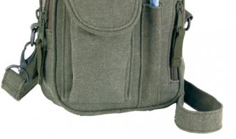 Винтажная сумка оливковая 