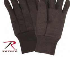 Рабочие коричневые перчатки 